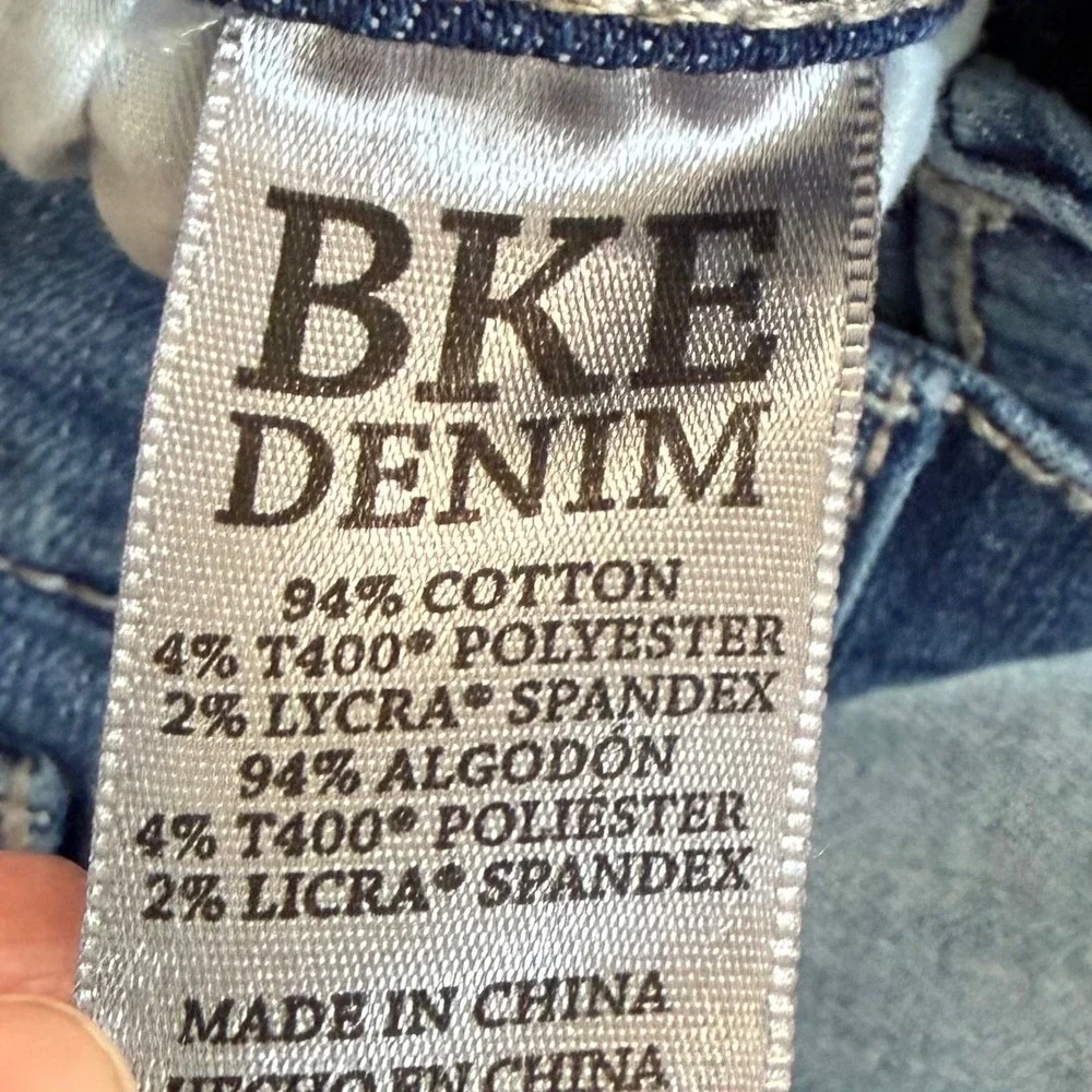 BKE Alec‎ Straight Leg Mens Jeans Blue 30R (28x30) Denim Western Biker